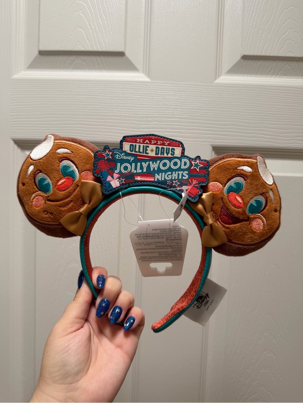 Disney Jollywood Nights Gingerbread Mouse Ear Headband